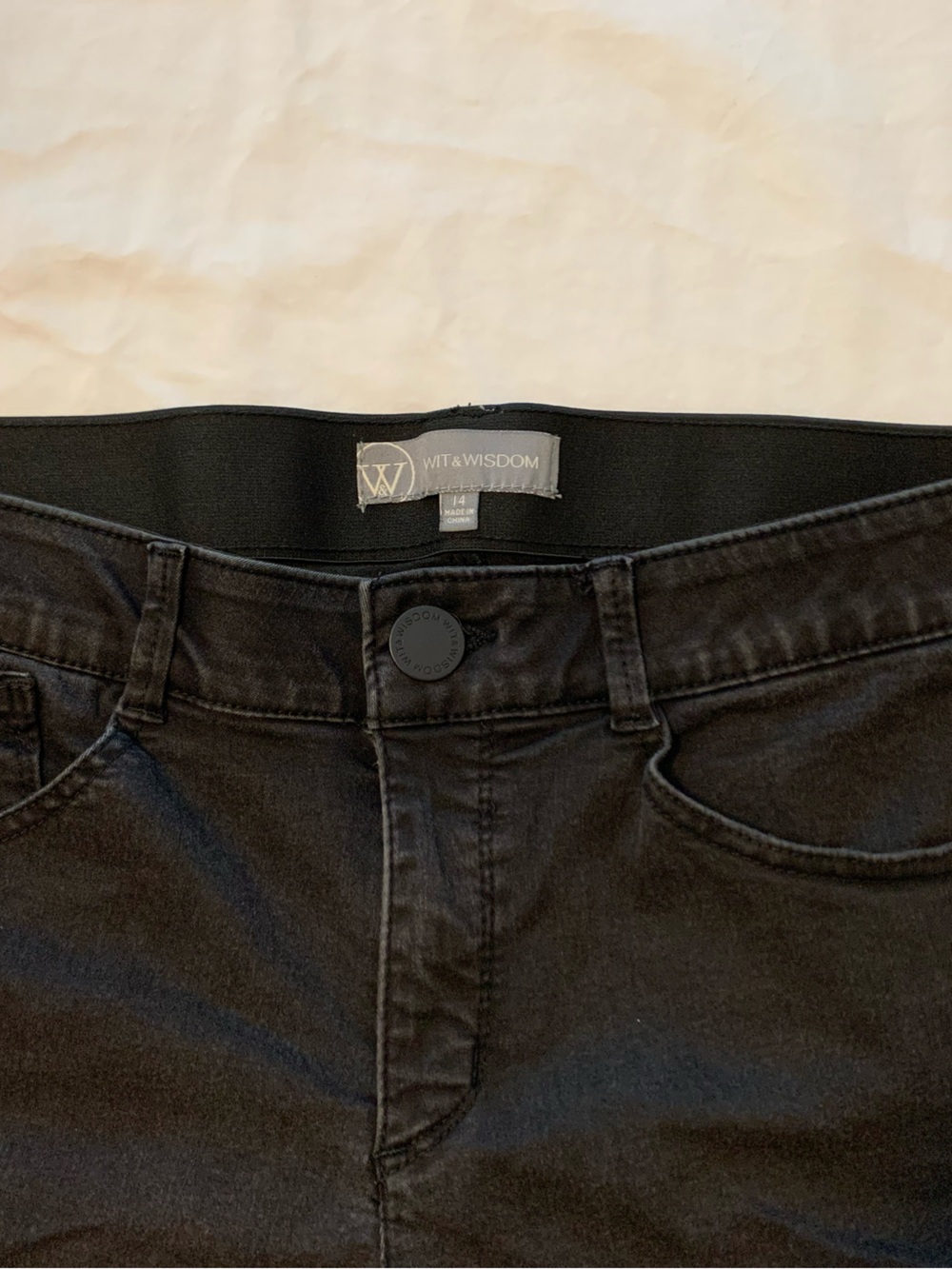 Wit & Wisdom Black Stretch Women’s Jeggings